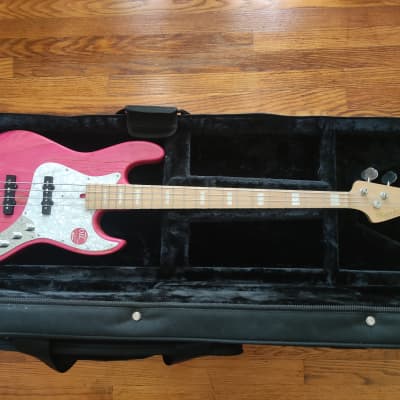 Bacchus WL-534S-ALD-SP Pink 5 String Bass | Reverb