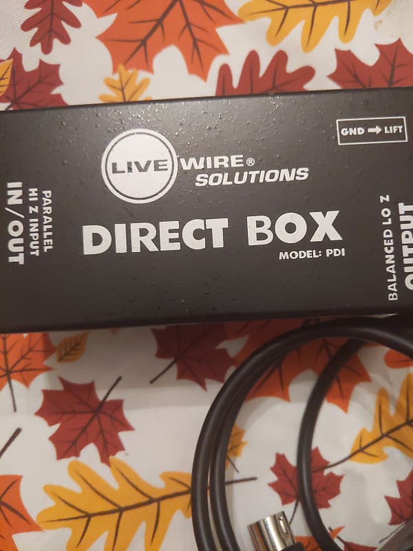 Live Wire Solutions Direct Box Model PDI Reverb