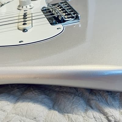 2018 Fender American Deluxe Stratocaster Blizzard Pearl w/Professional neck and CS Fat '50's pickups image 15