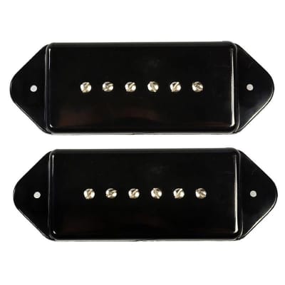 (N.O.S.) (2) Gibson Legendary Series P-90 Dog Ear Guitar Pickups CREME -  1990s