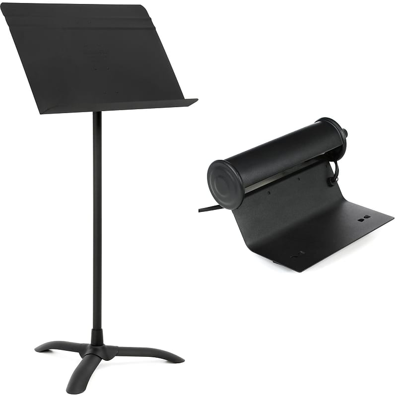 Manhasset Model 48 Symphony Music Stand and Clipon Light Reverb