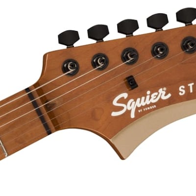 Squier Contemporary Active Starcaster Electric Guitar, Roasted Maple Fingerboard, Shoreline Gold image 6