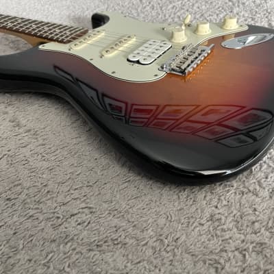 Fender American Standard Stratocaster HSS 2016 MIA USA Sunburst Strat Guitar image 4