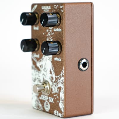 Walrus Audio Deep Six V1 Compressor Guitar Effect Pedal - Hammered Copper image 4