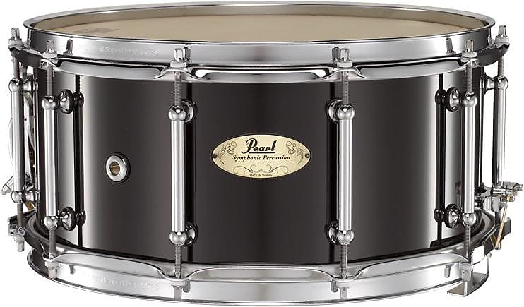 Pearl Concert Snare Drum - 6.5-inch x 14-inch - Piano Black image 1
