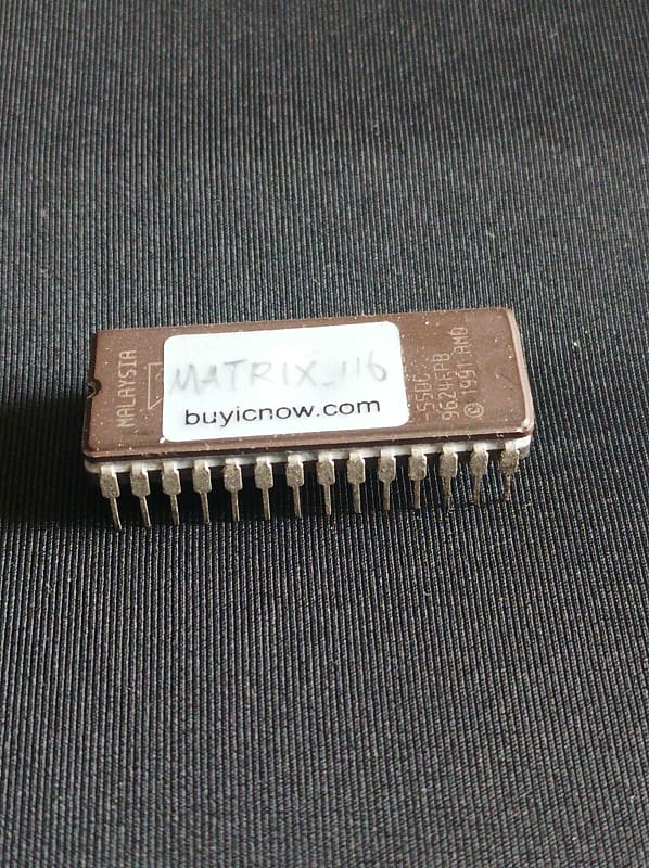 Oberheim Matrix 1000 1.16 firmware eprom image 1