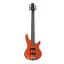 Ibanez GIO Series GSR205 5-String Electric Bass Guitar, Rosewood Fretboard, Roadster Orange Metallic