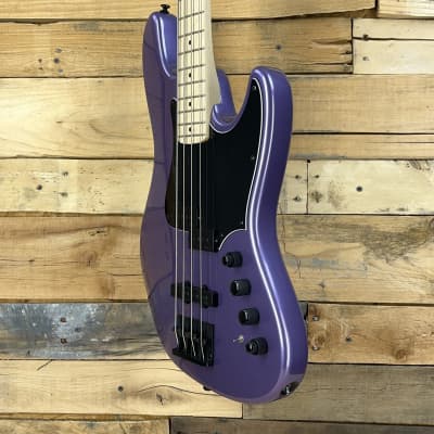 Anaconda Ultra PJ4 Essence 4-String Bass (2021) Metallic Purple w/DiMarzio Pickups image 2