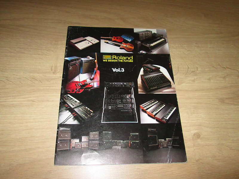 Roland Volume 3 Catalog  – 1980 - Original Vintage Synthesizer Brochure - RARE Bild 1