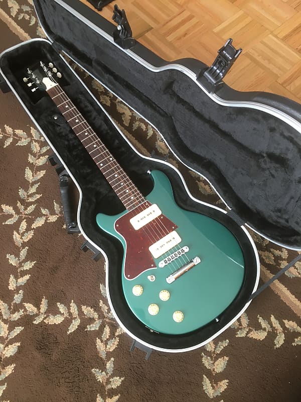 2004 Gibson Lefty Les Paul Special Double Cut Sherwood Green Left-Handed DC P-90 image 1