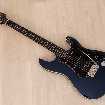 2013 Fender Aerodyne Stratocaster AST-M/SSH Medium Scale 24 3/4" Gunmetal Blue, Japan MIJ image 11
