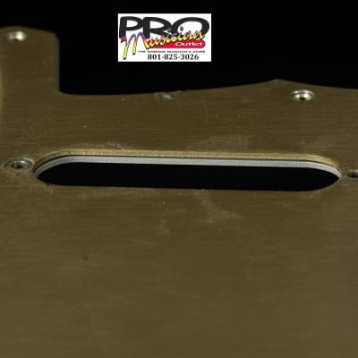 Fender musicmaster  pickguard 1956 1956 brushed aluminum image 6