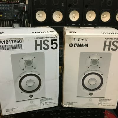 Yamaha HS5W 5" Powered Studio Monitor (Pair) 2010s White HS5 W  //ARMENS// image 2