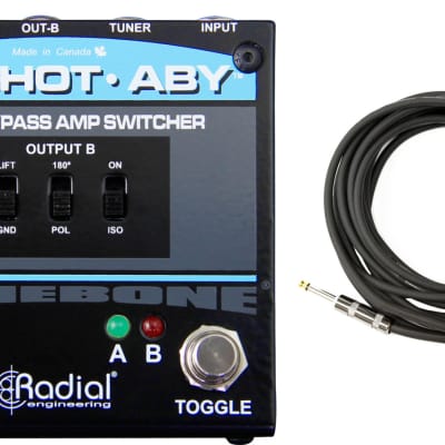 Radial Tonebone Bigshot aby Pedal Version 2 w/ Cable