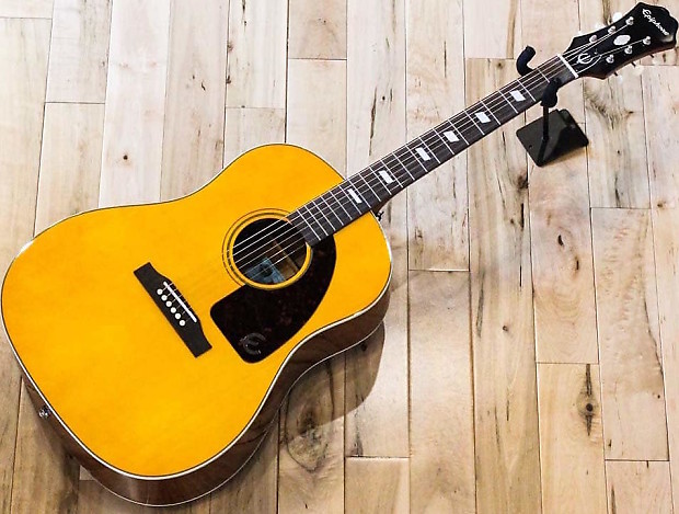 Epiphone Inspired By 1964 Texan Acoustic-Electric Guitar image 2