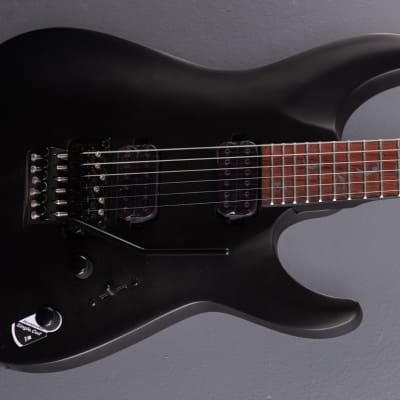 Schecter Damien 6 Black Bat Inlays EMG-HZ Satin | Reverb