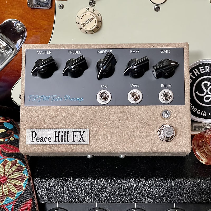 Peace Hill FX TRJM Tube Preamp w/ Foot Switch - Fawn Suede “Authorized  Dealer”