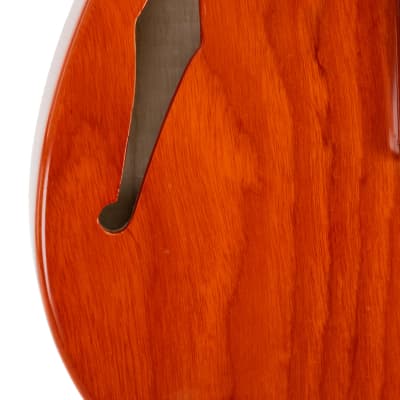 Used G&L Tribute Series ASAT Classic Bluesboy Semi-Hollow with Maple Fretboard - Clear Orange image 12