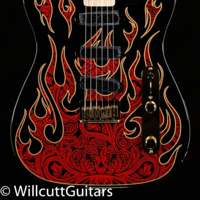 Fender James Burton Telecaster, Maple Fingerboard, Red Paisley Flames (404) image 3