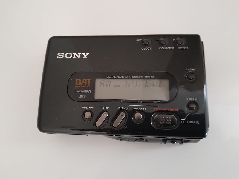 Sony DAT Walkman TCDD8 90s Black Reverb