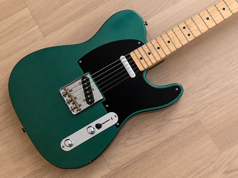 2019 Fender Hybrid 50s Telecaster FSR Electric Guitar Sherwood Green w/ USA  Pickups, Japan MIJ