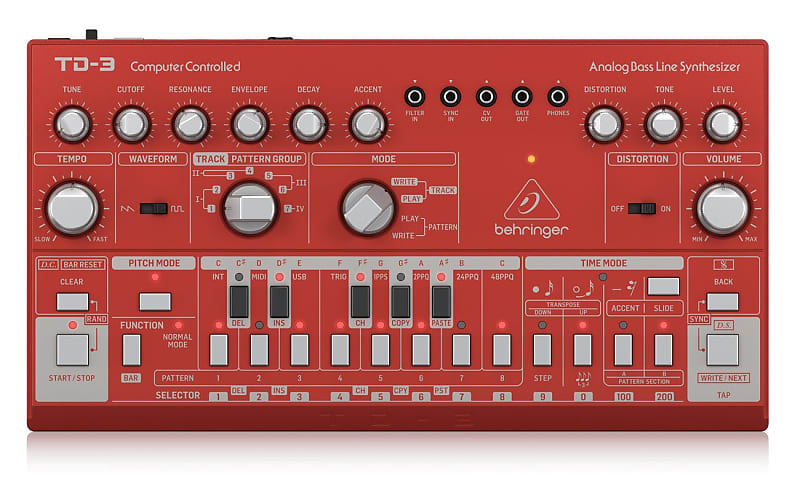 Behringer TD-3 RD Analog Bass Line Synth | Reverb