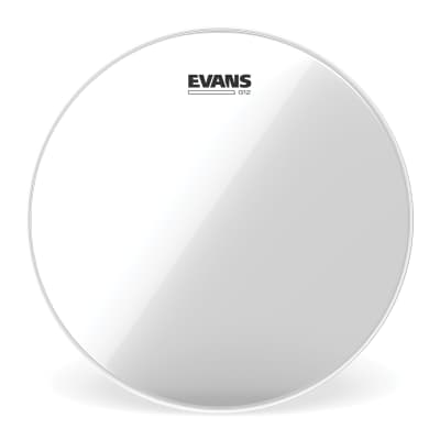 Evans G12 Clear Tom Drum Head, 10 Inch image 1