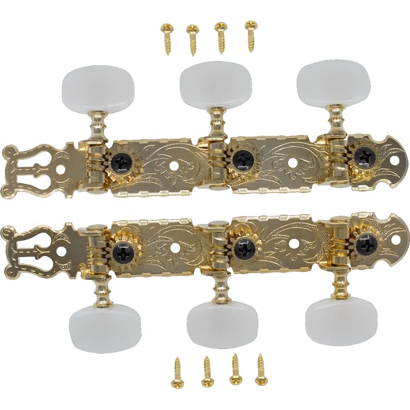 Tuners Gotoh, Lyrastyle for Classical Guitar, Color Gold Reverb