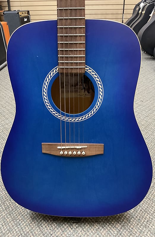 Art & Lutherie Wild Cherry Burst Blue | Reverb Canada
