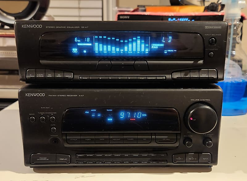 Kenwood Vintage Kenwood A-A7L integrated amplifier and GE-A7