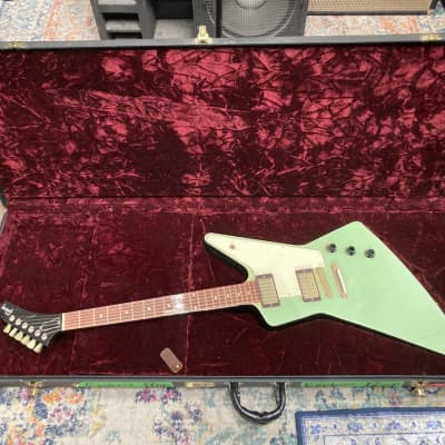 Gibson Brad Whitford’s Aerosmith, Explorer "Guitar Hero Prop" Authenticated! (#174) Sea Foam Green image 13