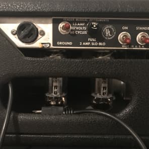 Fender Bassman 68 Amp + 2x15 Cab 1968 Silverface alutrim dripedge image 5