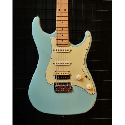 Suhr Guitars JE-Line Standard Alder with Asatobucker (Daphne Blue/Maple) SN.72652 [USED] [Weight3.61kg] image 4