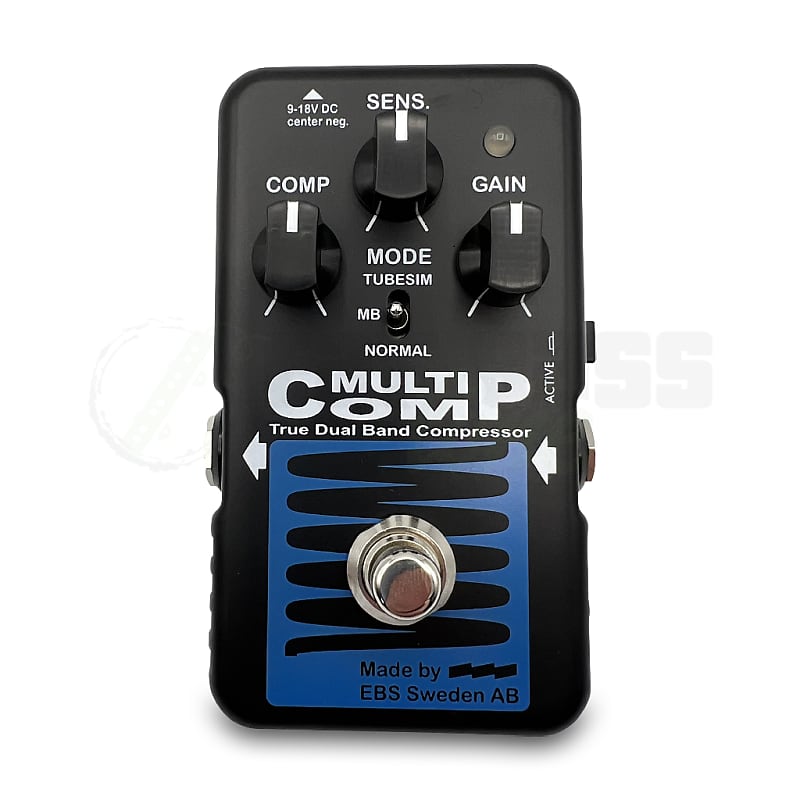 ベース EBS MultiComp Studio Edition EBS MultiComp Studio Edition True Dual Band Bass Compressor