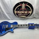 ESP LTD Xtone Series PS-1000 Singlecut Semi-Hollowbody Guitar 2020 - Blue Sparkle