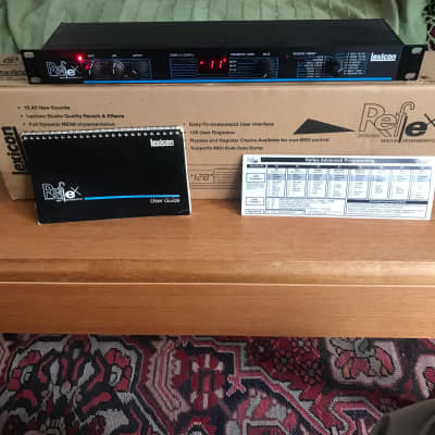 Lexicon Reflex Dynamic MIDI Reverberator 1990s - Black | Reverb