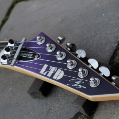ESP LTD Alexi Ripped - Purple Fade Satin w/ Ripped Pinstripes - 4 image 2