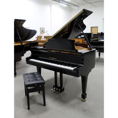 Kohler & Campbell Grand Piano 5'8 Black Polish image 1
