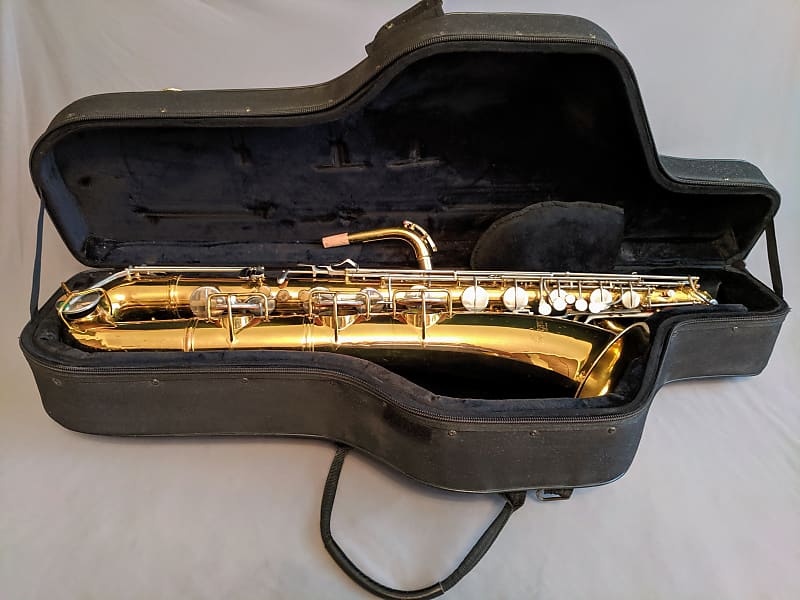 Armstrong Low A Baritone Saxophone Conn 11M Stencil with Reverb