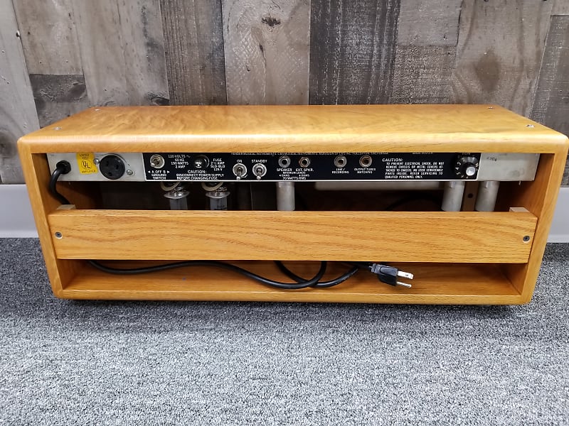 1970s Fender Bassman 70 Amp Head - Amazing Custom Wood Cabinet