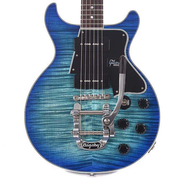 Gibson Custom Les Paul Special DC Trans Aqua w/Blue Burst