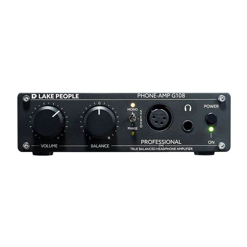 Lake People LP-G108 Pro Balanced Headphone Amplifier for Studio &amp; Audiophile Use  			