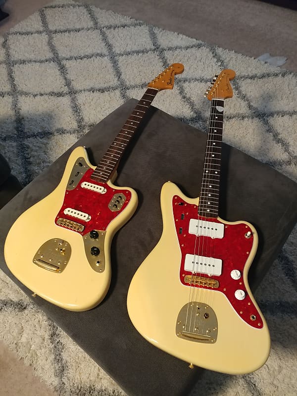 MIJ Fender Jazzmaster and Jaguar 1994 Blonde Limited Edition