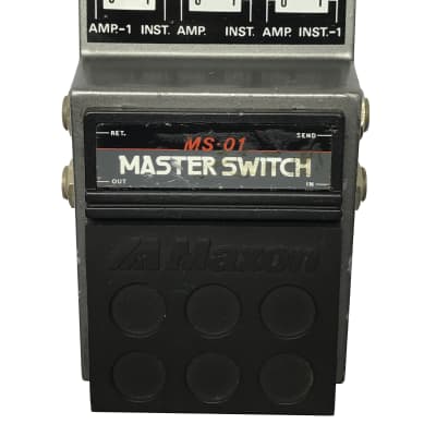 Maxon MS-01, Master Switch, Made In Japan, 1980s, Vintage Guitar Effect Pedal image 1