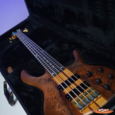 Ken Smith  5TN 5 String Bass Black Tiger 2001 image 17