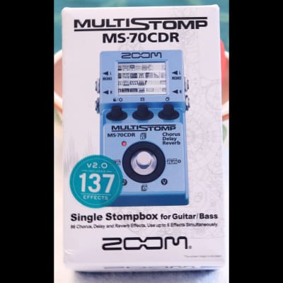 Zoom MS-70CDR MultiStomp | Reverb