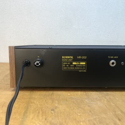 HAWK ECHO UNIT HR-12 エコーユニットエフェクター □送料無料□現状品□HAWK HR-12 ECHO UNIT REVERB エコー