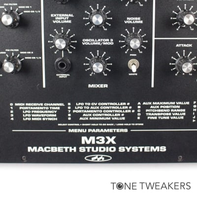 Macbeth Studio Systems M3x Synthesizer midi rack minimoog + VINTAGE SYNTH DEALER image 3