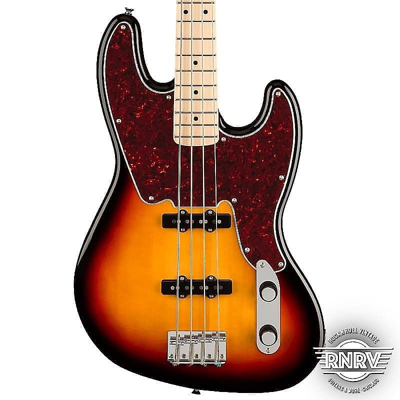 Fender Squier Paranormal Jazz Bass '54 - 3-Color Sunburst with Tortoiseshell Pickguard image 1