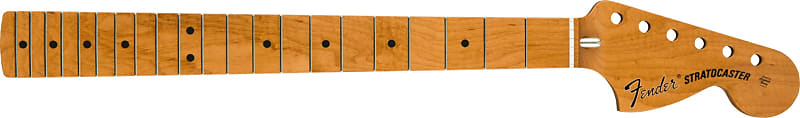 Genuine Fender Roasted Maple VINTERA Mod 70s Strat Neck, 9.5" Radius, C-Shape image 1